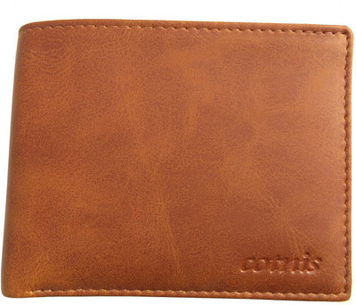 

Cotnis Men Tan Artificial Leather Wallet(6 Card Slots)