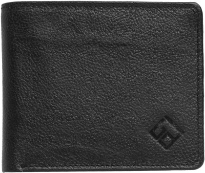 

Giani Bernard Men Black Genuine Leather Wallet(6 Card Slots), Black-01