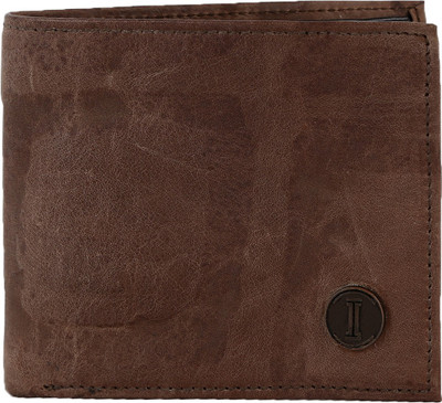 

INLAY Boys Brown Genuine Leather Wallet(22 Card Slots)