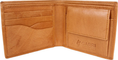 

Garri Men Tan Genuine Leather Wallet(6 Card Slots)