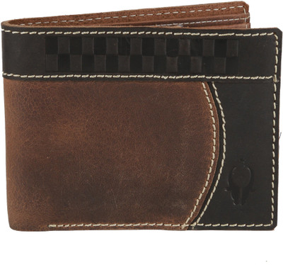 

WildHorn Men Brown Genuine Leather Wallet(3 Card Slots)