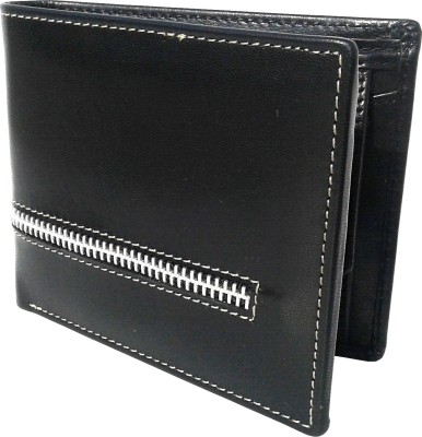 

NUKAICHAU Boys Black Genuine Leather Wallet(7 Card Slots), Blk 7