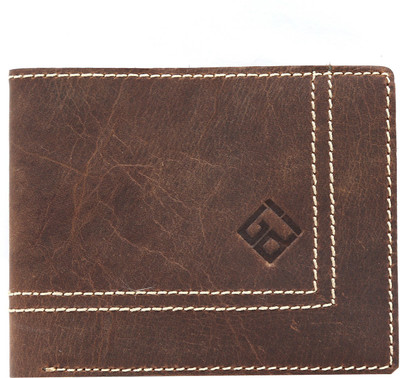 

Giani Bernard Men Brown Genuine Leather Wallet(6 Card Slots), Brown-02