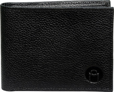 

MOSPL Men Black Genuine Leather Wallet(8 Card Slots)