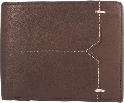 

Zeebros Men Brown Genuine Leather Wallet(3 Card Slots)