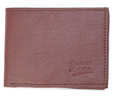 

D'zigners Men Brown Genuine Leather Wallet(6 Card Slots)