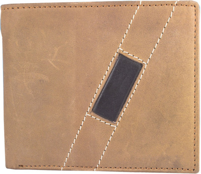 

Zeebros Men Brown Genuine Leather Wallet(8 Card Slots)