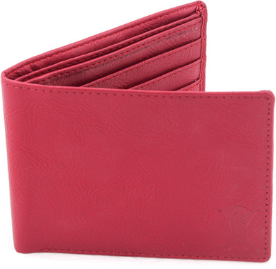 Creature Men Red Artificial Leather Wallet(6 Card Slots)