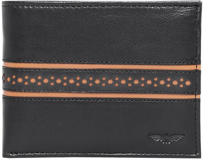 

Park Avenue Men Black Genuine Leather Wallet(5 Card Slots)
