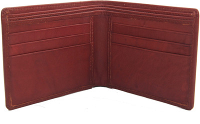 Adoria Men Maroon Genuine Leather Wallet(6 Card Slots), Mr-01
