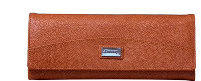 

Kinberry Girls Brown Genuine Leather Card Holder(5 Card Slots), Coffee