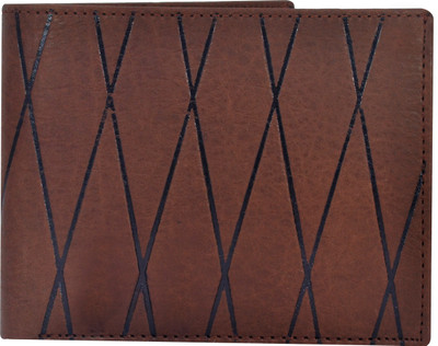 

P&Y Fashion Men Brown Genuine Leather Wallet(3 Card Slots)