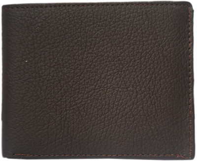 

OODI Men Brown Genuine Leather Wallet(3 Card Slots)