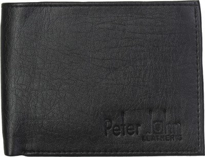 

Peter John Leather's Men Black Artificial Leather Wallet(3 Card Slots)