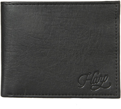 

storeharp Men Black Artificial Leather Wallet(6 Card Slots)
