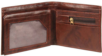 

Via Harp Men Brown Artificial Leather Wallet(4 Card Slots)