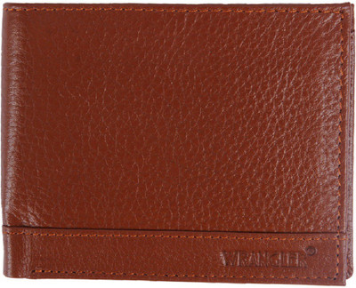 

Wrangler Men Tan Genuine Leather Wallet(13 Card Slots)