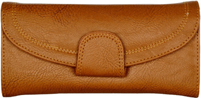

Cuddle Women Brown Fabric Wallet(4 Card Slots)