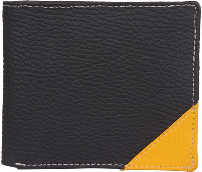 

Euphoria Boys Black, Red Genuine Leather Wallet(9 Card Slots), Black;yellow