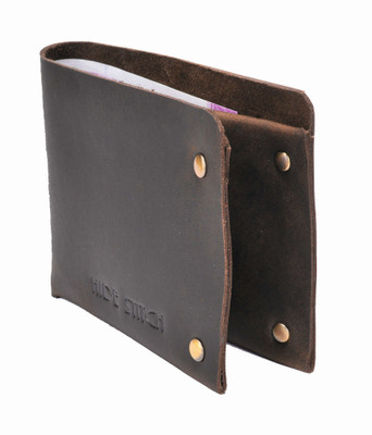 

Hidestitch Boys Brown Genuine Leather Wallet(4 Card Slots), Dark brown-05