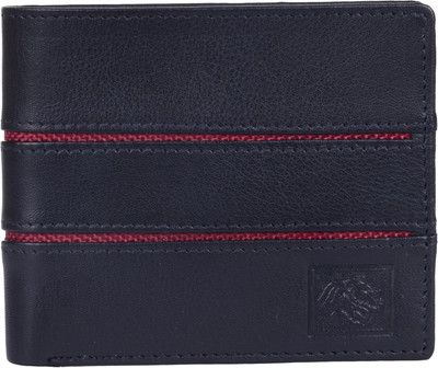 

Reezus Men Black, Red Genuine Leather Wallet(5 Card Slots)