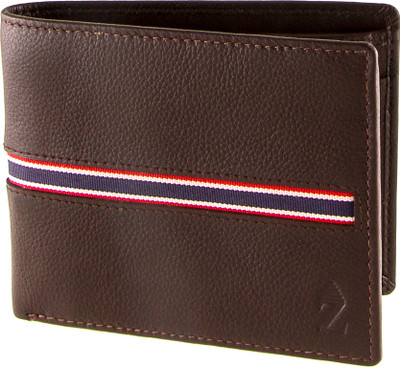 

Zebru Men Brown Genuine Leather Wallet(6 Card Slots)