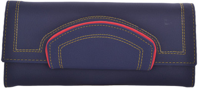 

Cuddle Girls Casual, Formal, Travel, Trendy Multicolor Fabric Wallet(4 Card Slots), Blue