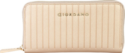 

Giordano Women Casual Gold Genuine Leather Wallet(4 Card Slots)