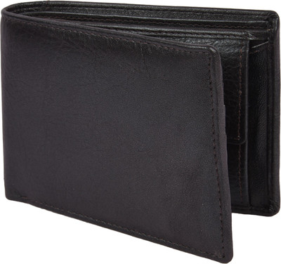 

Shockyfi Men Black Genuine Leather Wallet(8 Card Slots)