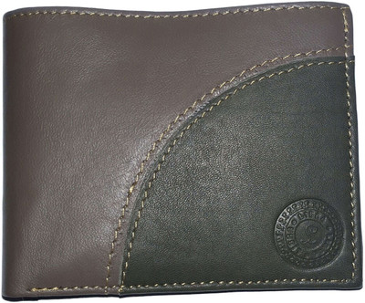 

Unicraft Men Brown, Black Genuine Leather Wallet(3 Card Slots), 3 card slots;2 compartments