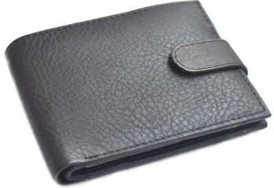 

OODI Men Black Genuine Leather Wallet(6 Card Slots)