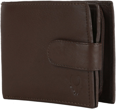 

WildHorn Men Brown Genuine Leather Wallet(4 Card Slots)