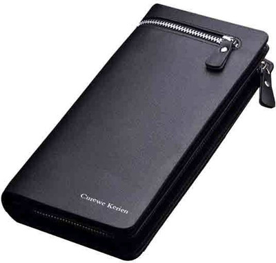 

Curewe Kerien Girls Casual Black Artificial Leather Wallet(12 Card Slots)