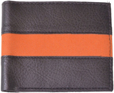 OODI Men Black Genuine Leather Wallet(3 Card Slots)