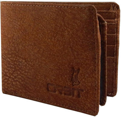 

Orbit Men Tan Genuine Leather Wallet(8 Card Slots)