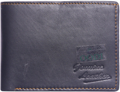 

OODI Men Black Genuine Leather Wallet(3 Card Slots)