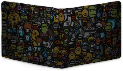 

Shoprider Men Multicolor Canvas, Genuine Leather Wallet(8 Card Slots)