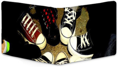 

Shoprider Men Multicolor Canvas, Genuine Leather Wallet(8 Card Slots)