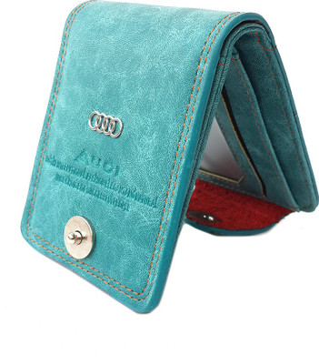 

Sasta Vasta Men Casual Green Artificial Leather Wallet(10 Card Slots), C-green audi