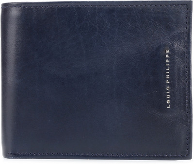 

Louis Philippe Men Blue Wallet(12 Card Slots), Navy