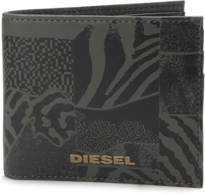 

Diesel Men Black, Green Wallet(4 Card Slots), H4585