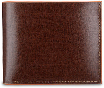 

Teakwood Men Brown Genuine Leather Wallet(8 Card Slots)