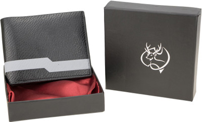 

Zeva Men Black Artificial Leather Wallet(3 Card Slots)