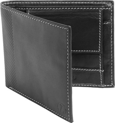 

tZaro Men Formal Black Genuine Leather Wallet(3 Card Slots)