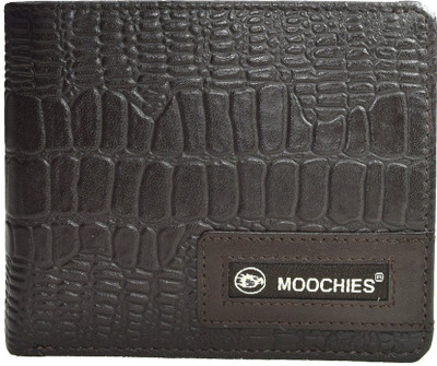 

Moochies Men Brown Genuine Leather Wallet(2 Card Slots)