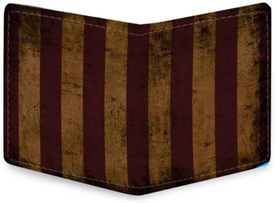 

Shopmania Men Multicolor Genuine Leather, Canvas Wallet(6 Card Slots), Brown