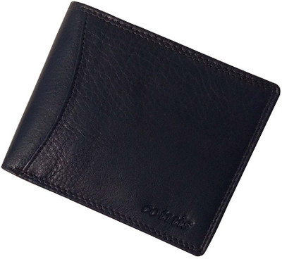 

Cotnis Men Blue Genuine Leather Wallet(6 Card Slots)