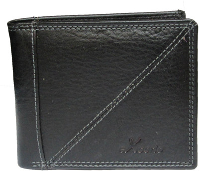 

eXcorio Men Black Genuine Leather Wallet(8 Card Slots)
