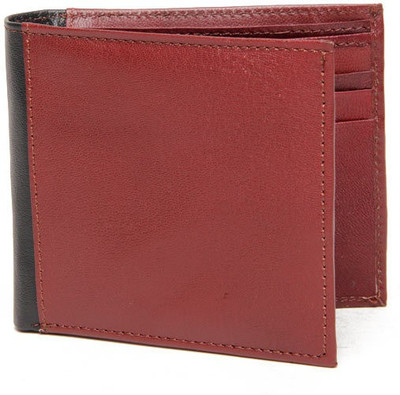 

Essart Men Black Genuine Leather Wallet(5 Card Slots), Black-01