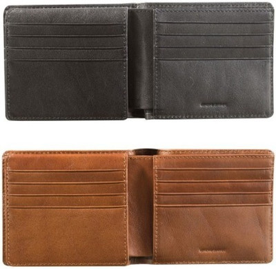 

Ruchi World Boys Black, Brown Genuine Leather Wallet(3 Card Slots), Multicolor